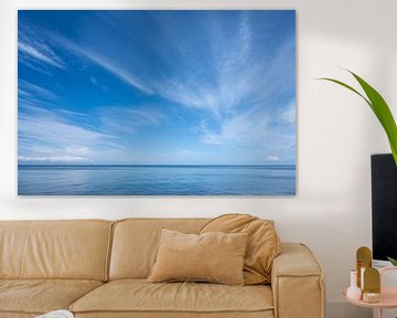 Grenze zwischen Himmel und Meer
