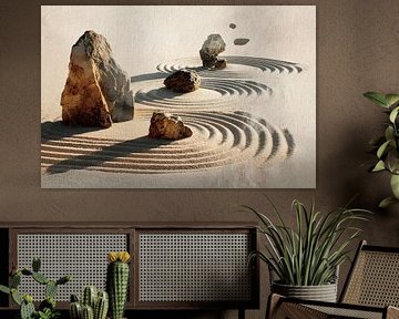 art oriental jardin zen minimalisme sur Egon Zitter