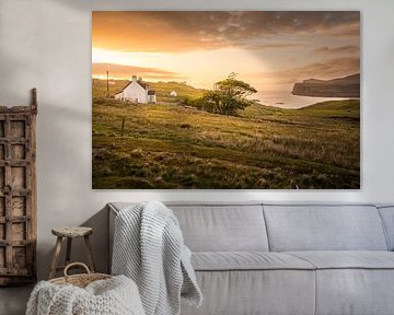 Sonnenuntergang am Loch Pooltiel, Glendale, Isle of Skye von Christian Müringer