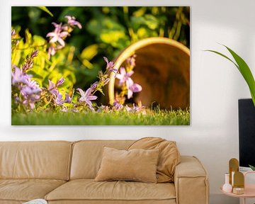 Petite scène de jardin sur Andreas Nägeli
