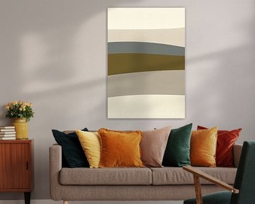 Soft Horizon II. Abstract minimalist landscape by Dina Dankers