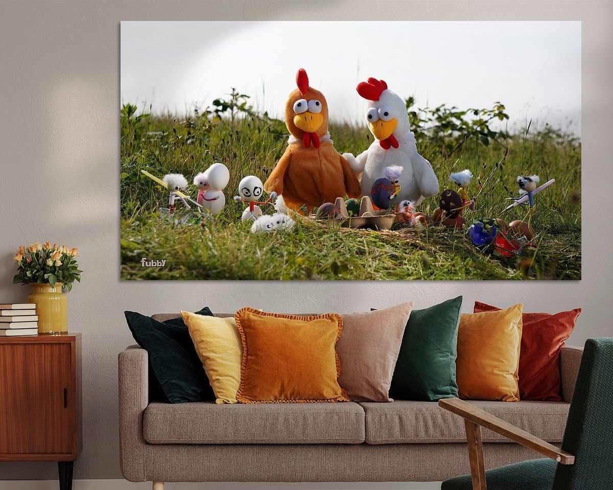 Example of the artwork in a room
