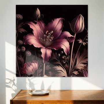 VINTAGE COLOURFUL BOTANICAL-10A-6