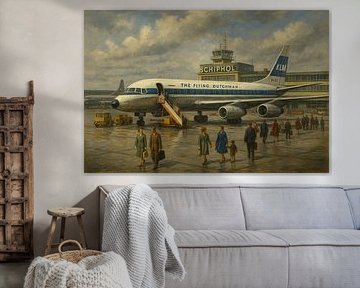 Luchthaven schiphol in het verleden van Dennis Klaassen