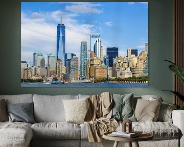 Skyline of superlatives - Lower Manhattan in focus