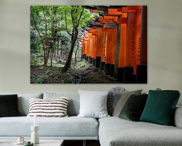 Portes de temple dans la nature