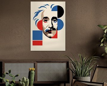 Einstein Bauhaus Abstract Art by Media Jeka