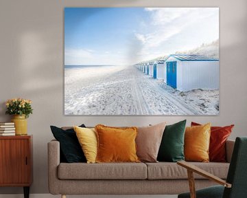De Koog - Beach cabins by Hannes Cmarits