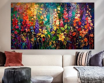 Sommerblumengarten: Üppige Sommerblüten von Studio Pieternel