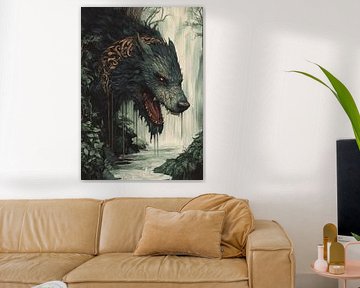 Het oude beest van de heilige watervallen
