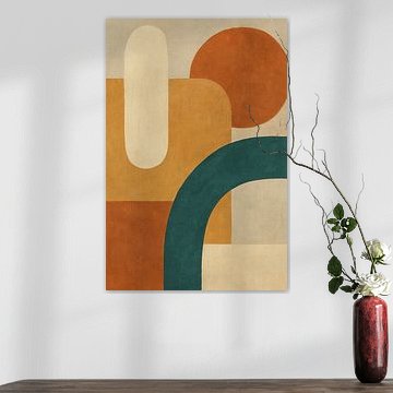 Summer Abstraction in Warm Colours by Tineke Visscher