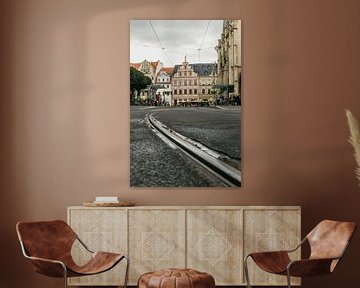 Stadhuisplein Erfurt van Till Göhringer