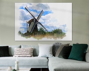 North mill by Johan Zuijdam Digi Art