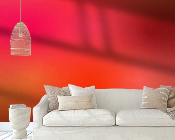 Retro 70er Jahre Neon Kunst. Abstrakter Farbverlauf in Rosa, Orange, Terrakotta