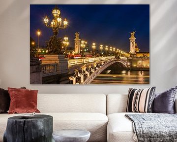 Pont Alexandre III bridge in Paris
