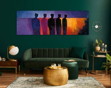 Silhouetten Mensen van Kunst Kriebels