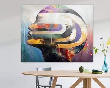 Abstract Portret van Kunst Kriebels