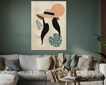 Monstera Lady van Katarzyna Gąsiorowska