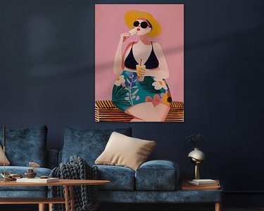 Example of the artwork in a room