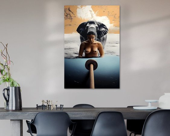 Example of the artwork in a room