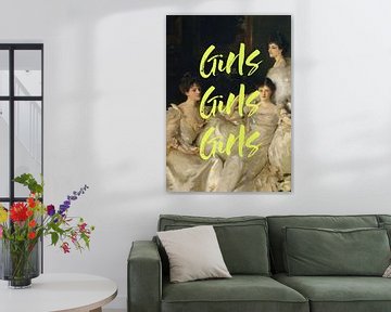 Meisjesmeisjesgele Ratioiso van Grace Digital Art Co