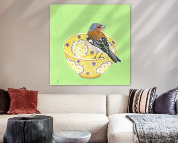 Kleurrijke vogel van Isabelle Brent