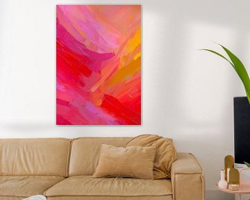 Abstractacrylicred by Grace Digital Art Co