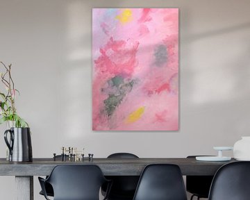 Rozebouquetabstractiv Ratioiso van Grace Digital Art Co
