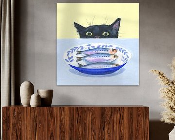  Gourmet kat van Isabelle Brent