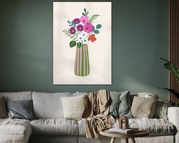 Vibrant Bloom Vase