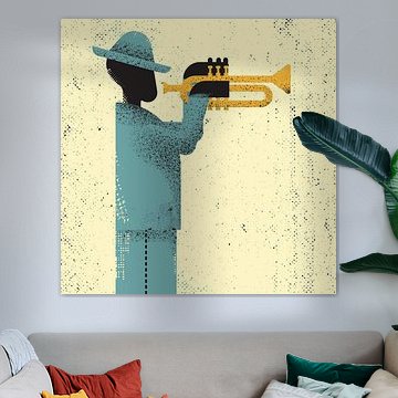 Musicien de jazz sur Vision Grasp Art