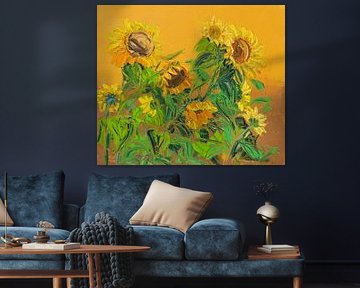Tournesols sur Jukyong Park