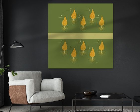 Example of the artwork in a room