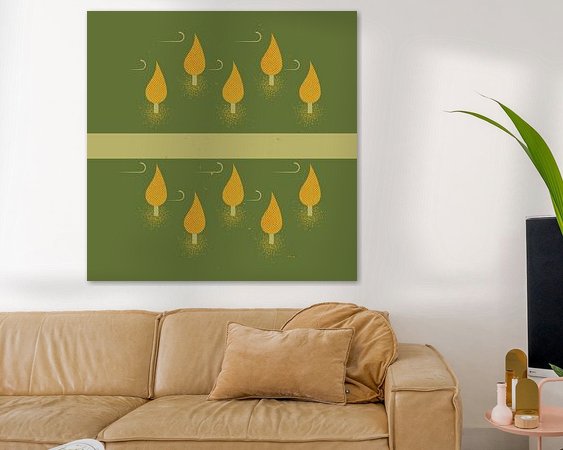 Example of the artwork in a room