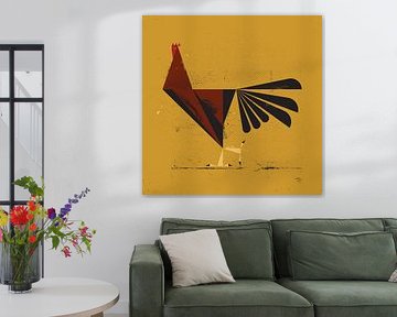 Coq sur Vision Grasp Art