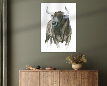  The Strength And Elegance Of A Bull by Isabelle Brent