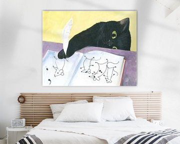 Kattenverbeelding van Isabelle Brent