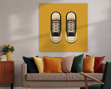 Schwarze Chucks von Vision Grasp Art