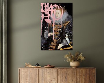 Elizabethpink Verhouding2x3 van Grace Digital Art Co