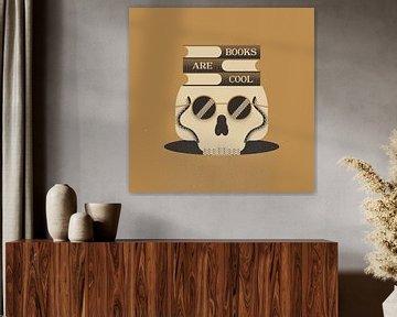 Boeken zijn cool van Vision Grasp Art