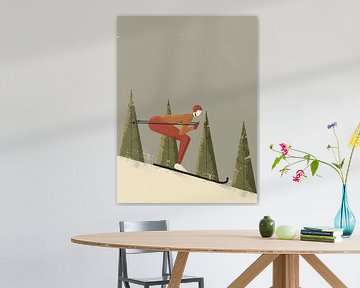 Skiën van Vision Grasp Art
