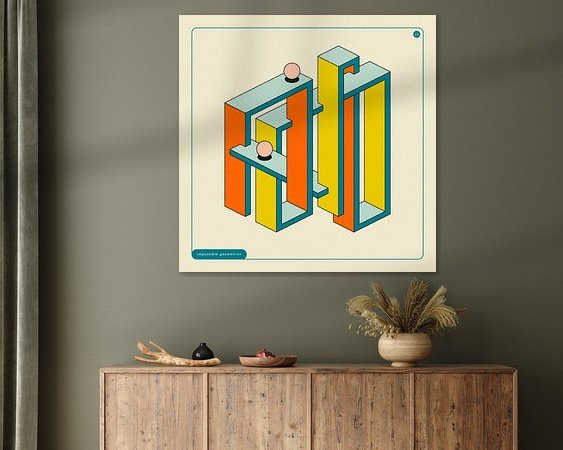 Example of the artwork in a room