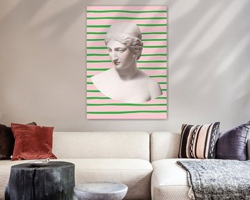 Gestreepte godin Ratioiso van Grace Digital Art Co
