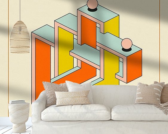 Example of the artwork in a room