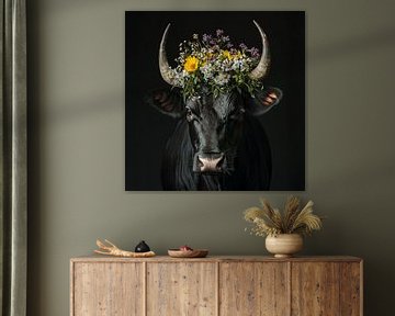 Dierenmodel met bloemenpracht - een vleugje wilde romantiek van MArt