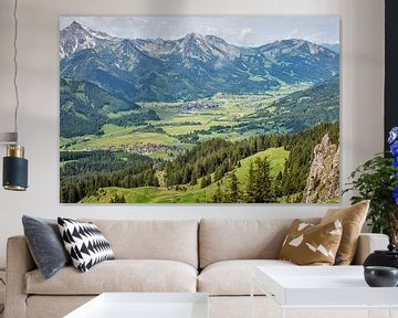 Uitzicht over het Tannheimer Tal van Steffen Gierok