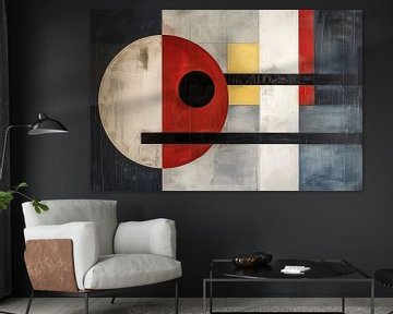 Geometrisch Abstrakt | Schnittpunkt der Farben von Moderne Kollektion
