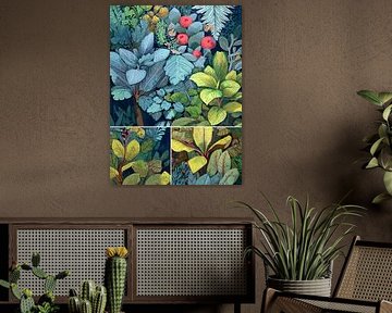 Gartenpflanzen Illustration