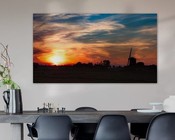 Avondgloed in de Beemster