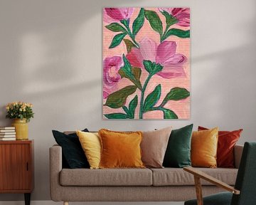 Roze Bloesems van Nikita Jariwala